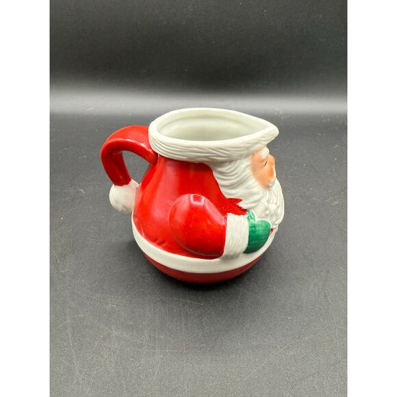 Vintage 1983 Avon Jolly Santa Claus Creamer Pitcher - in original box - Picture 6 of 10